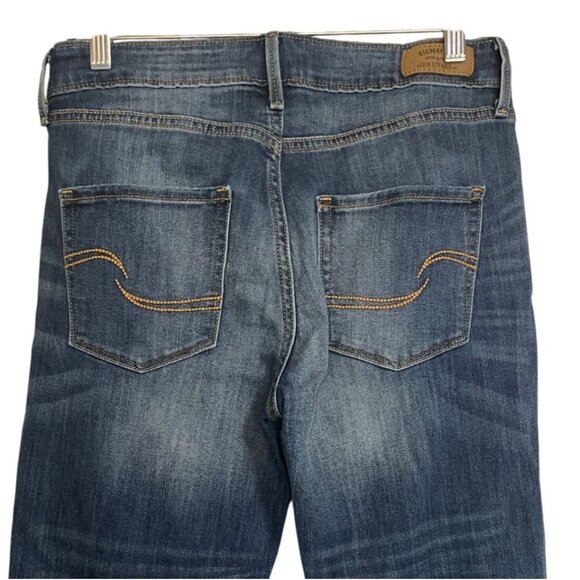 Signature Levis High Rise Slim Cropped Jeans Womens 6 Waist 28 - Picture 4 of 9